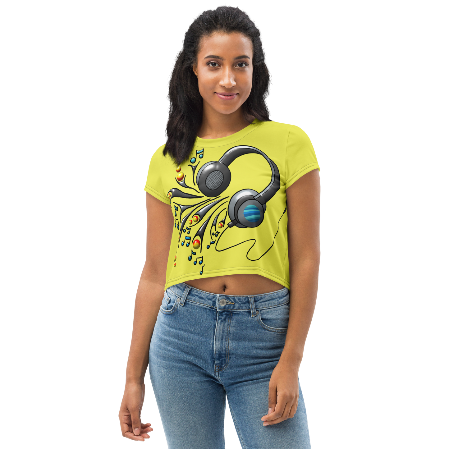Crop tee The Headphones