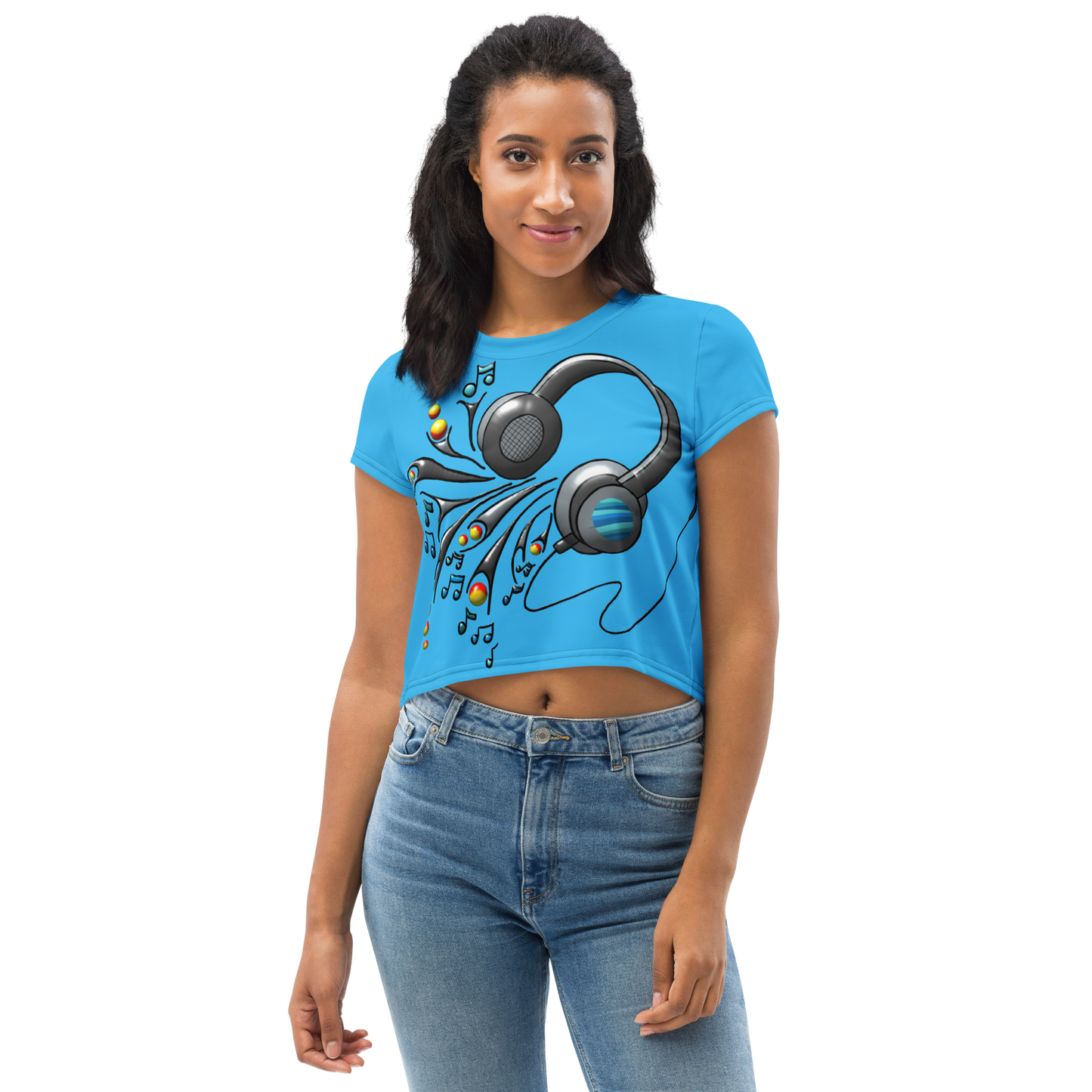 Crop tee The Headphones