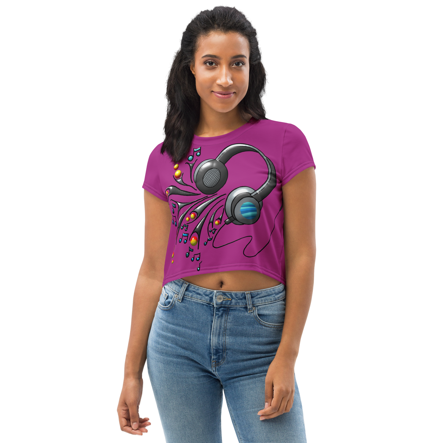 Crop tee The Headphones