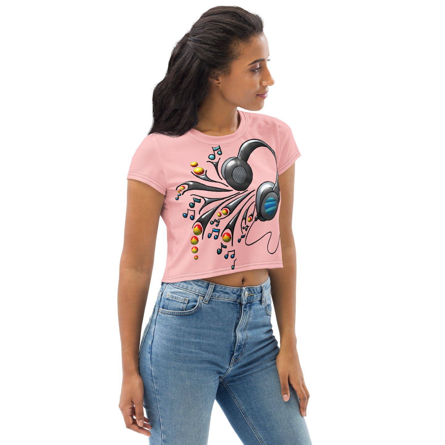 Crop tee The Headphones