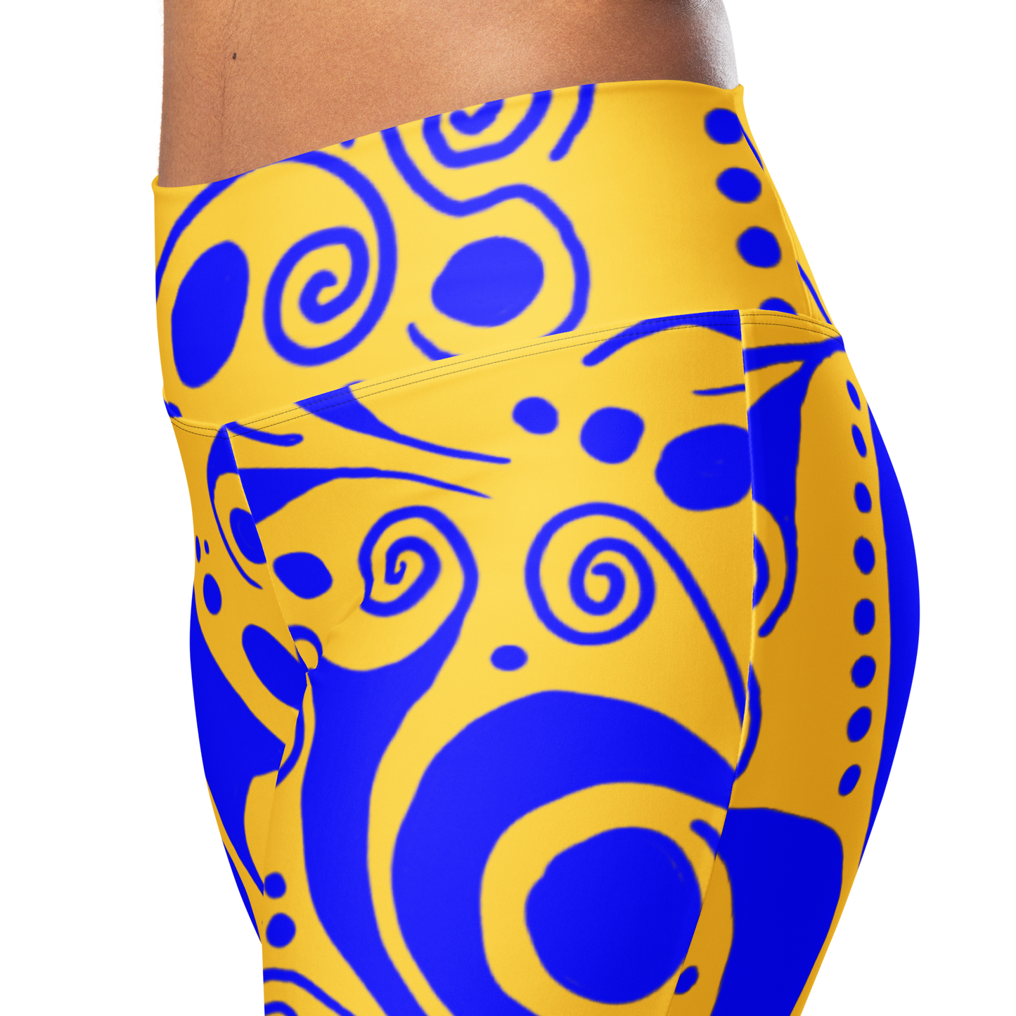 Flare leggings Drops pattern