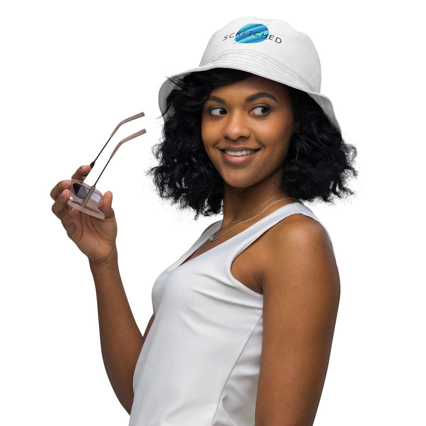 Reversible bucket hat Swirl - Scretched