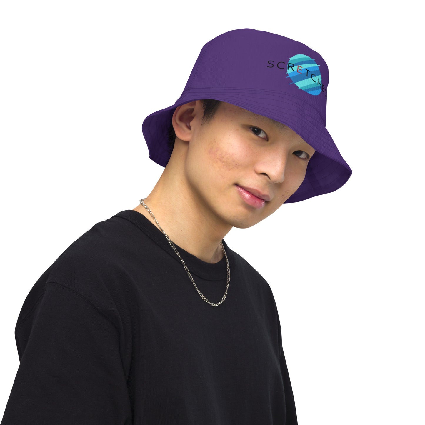 Reversible bucket hat Swirl - Scretched