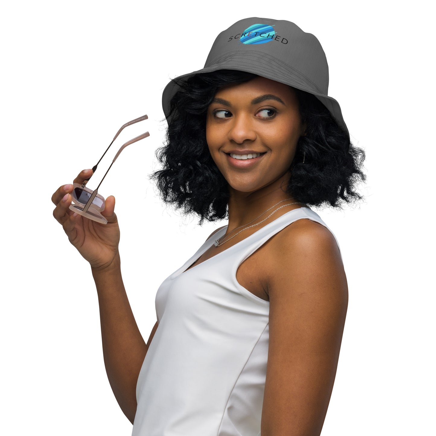 Reversible bucket hat Swirl - Scretched