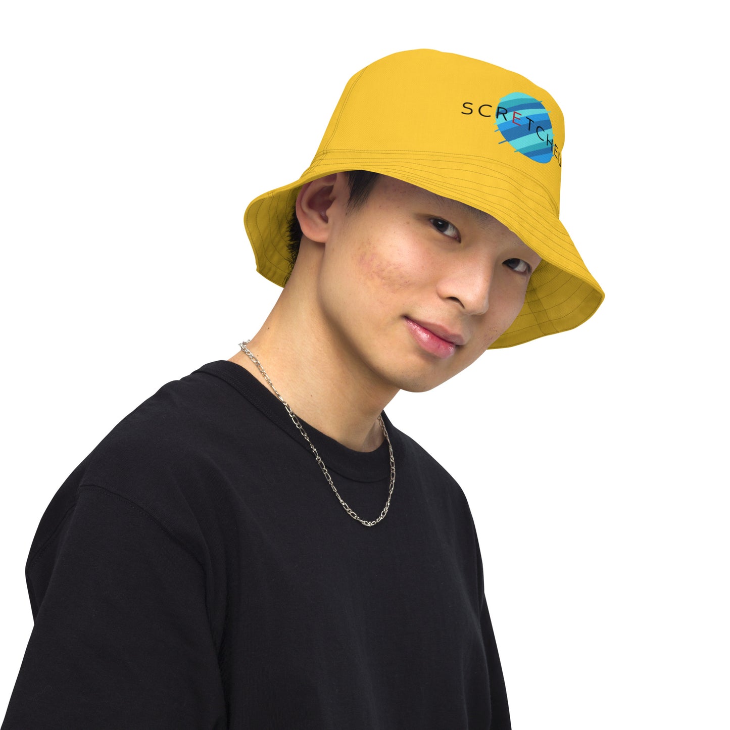 Reversible bucket hat Swirl - Scretched