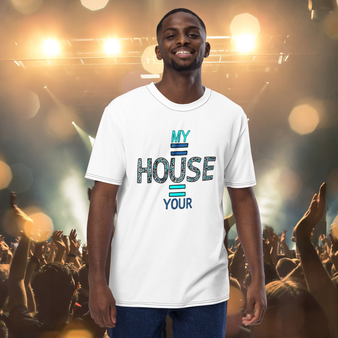 Men's T-shirt My house is Your House - Scretched