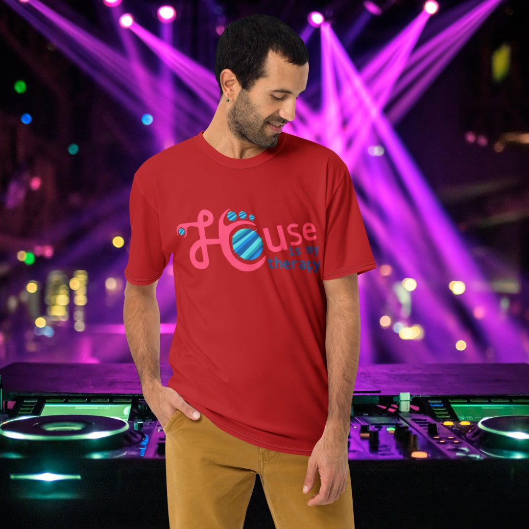 Men's T-shirt House is my therapy - Scretched