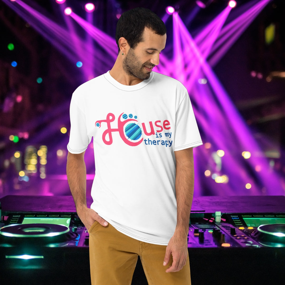 Men's T-shirt House is my therapy - Scretched