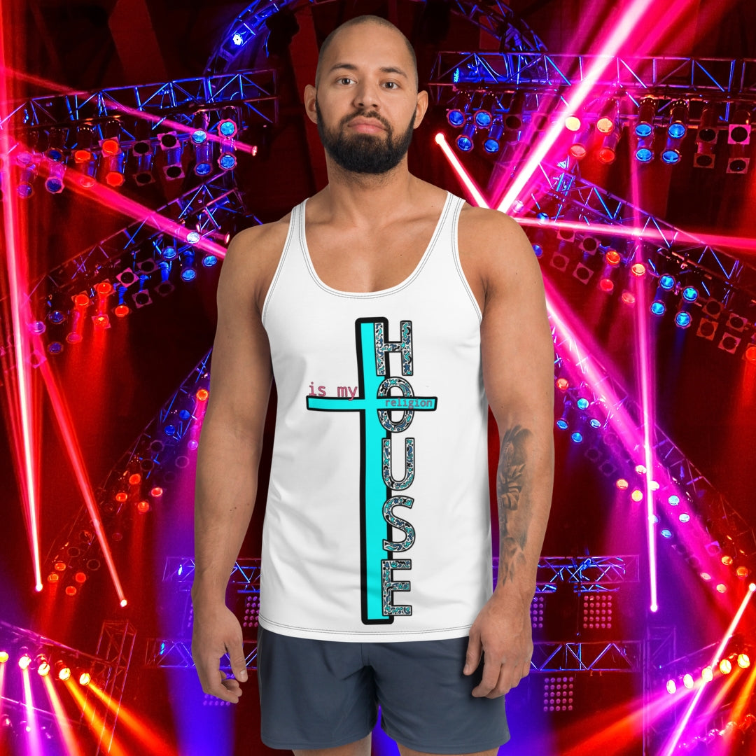 Men's Tank top House is my religion - Scretched