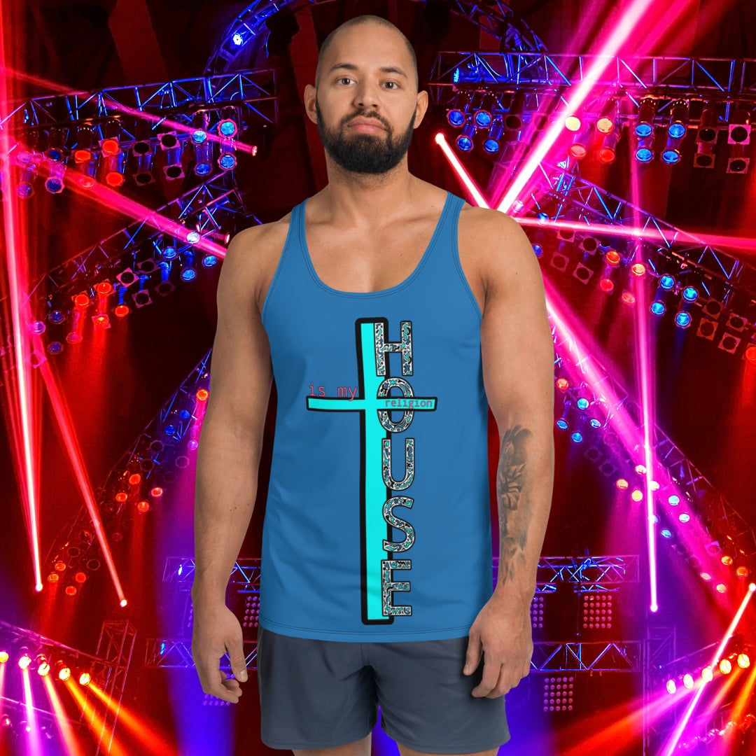 Men's Tank top House is my religion - Scretched