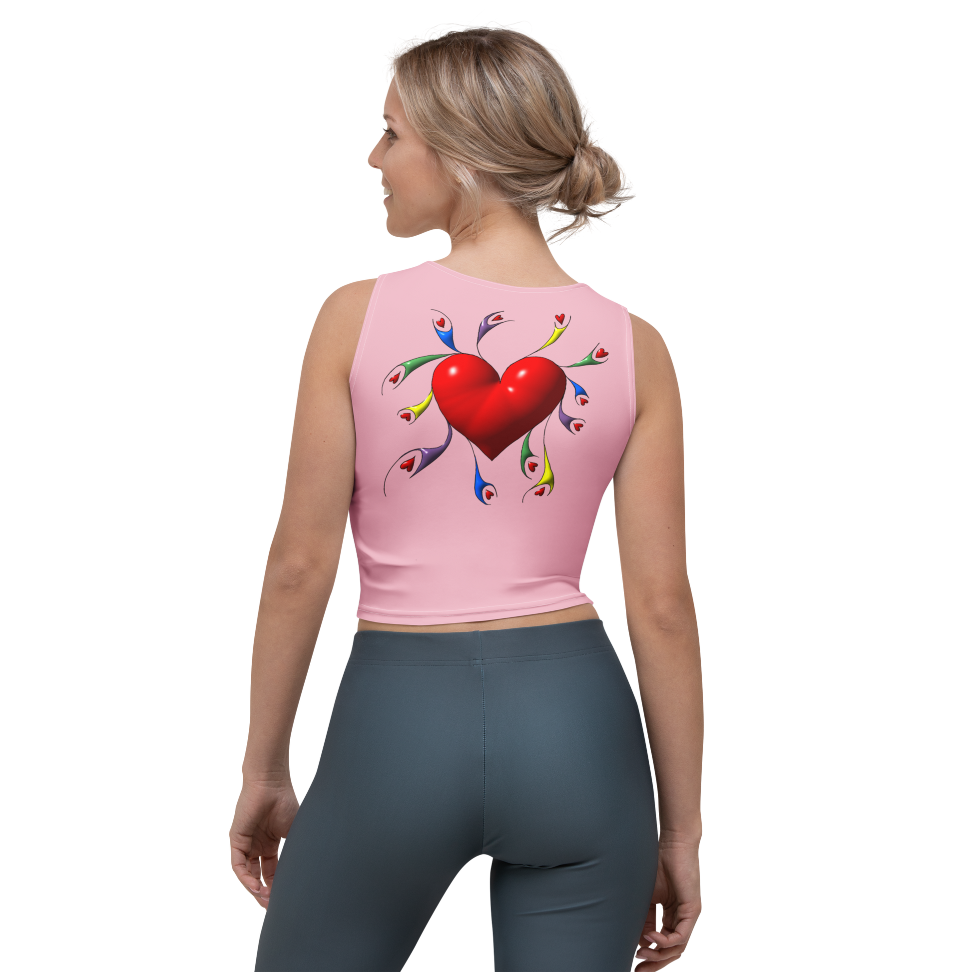 Crop top Spread the Love - Scretched