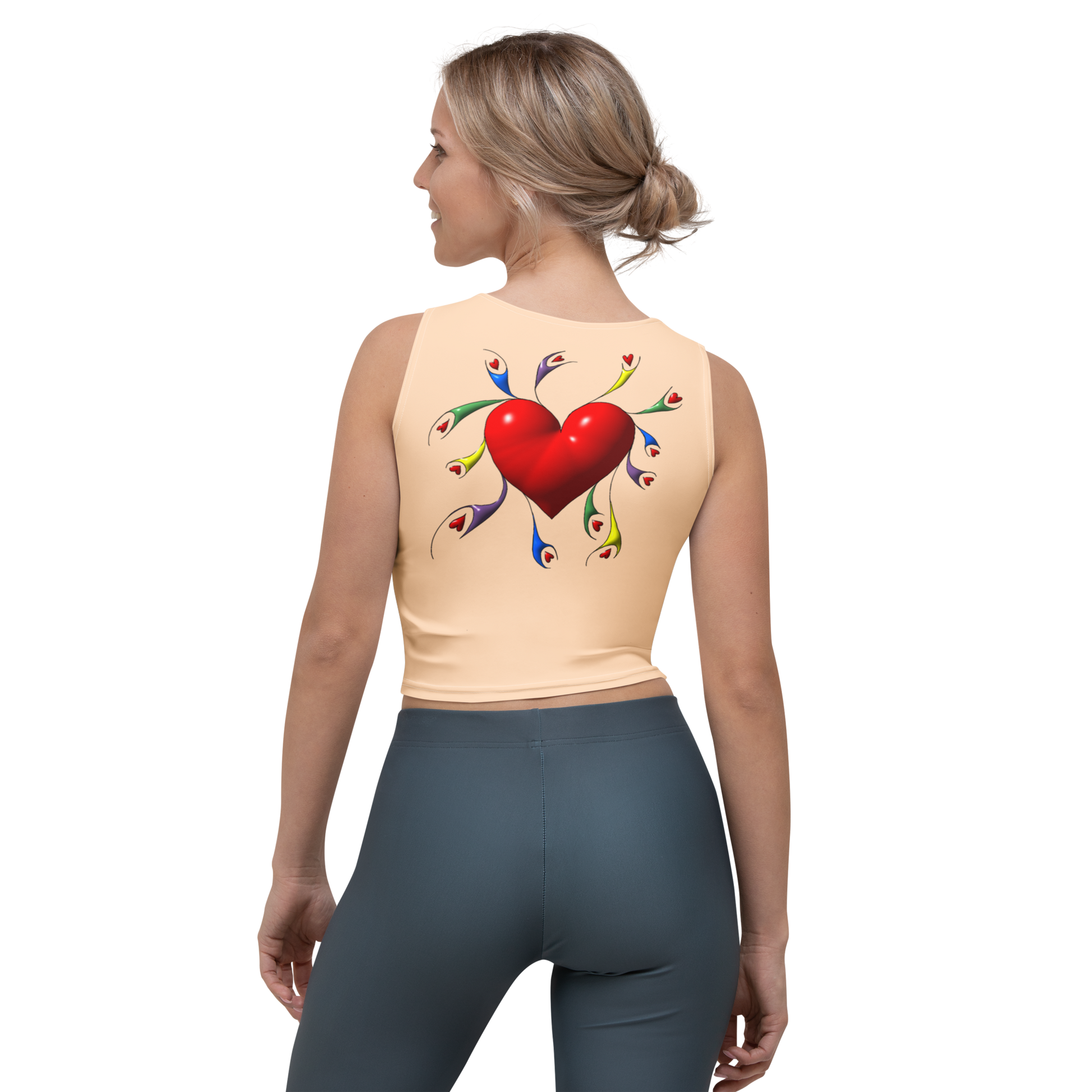 Crop top Spread the Love - Scretched