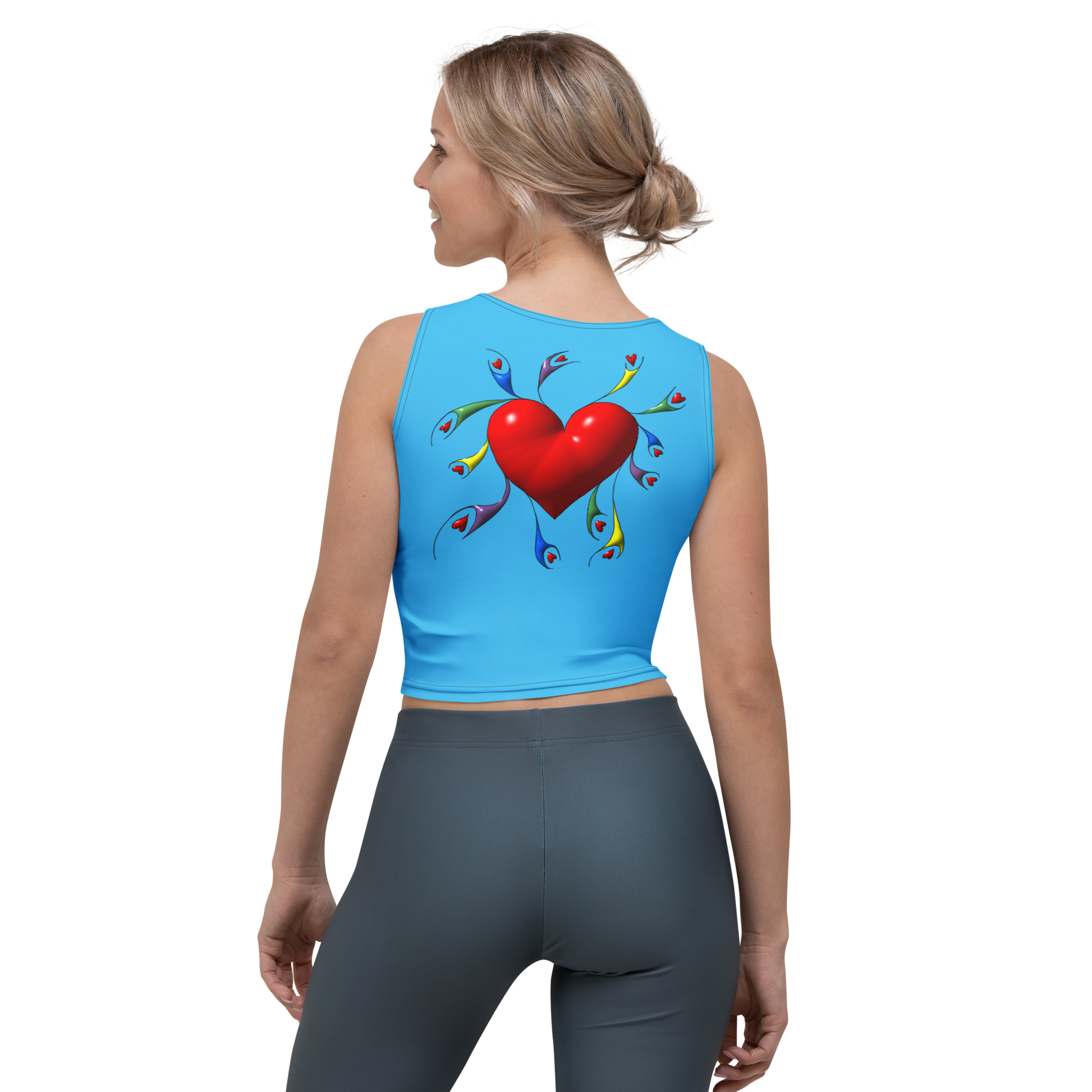 Crop top Spread the Love - Scretched