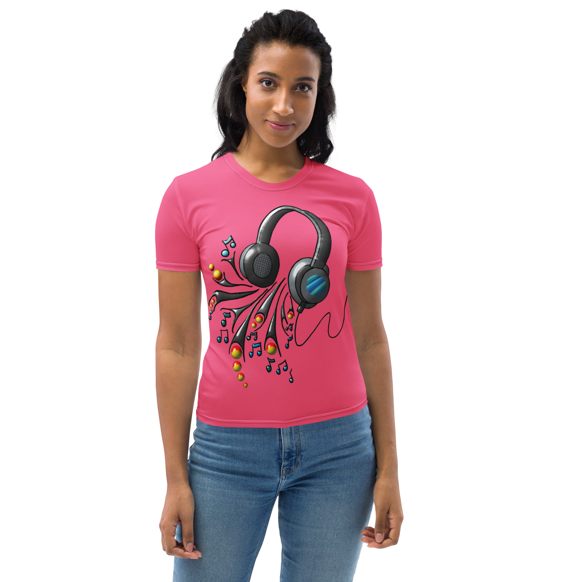 T-shirt The Headphones - Scretched