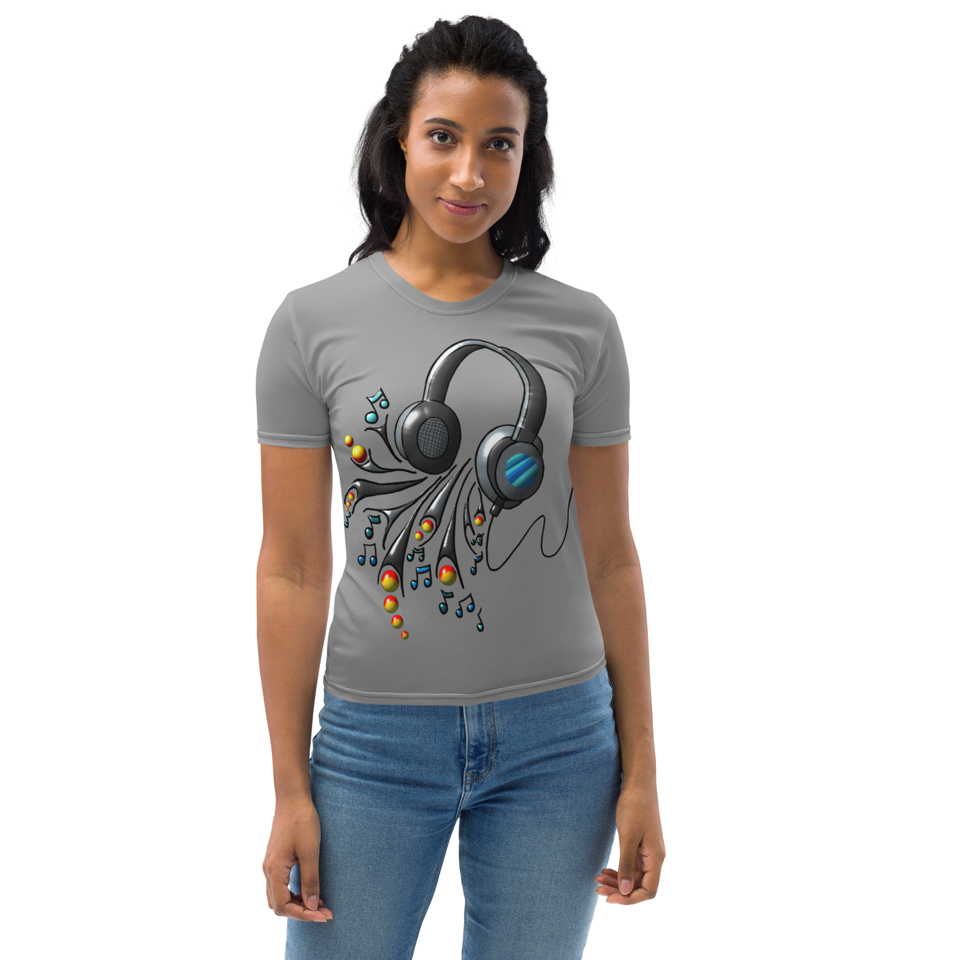 T-shirt The Headphones - Scretched