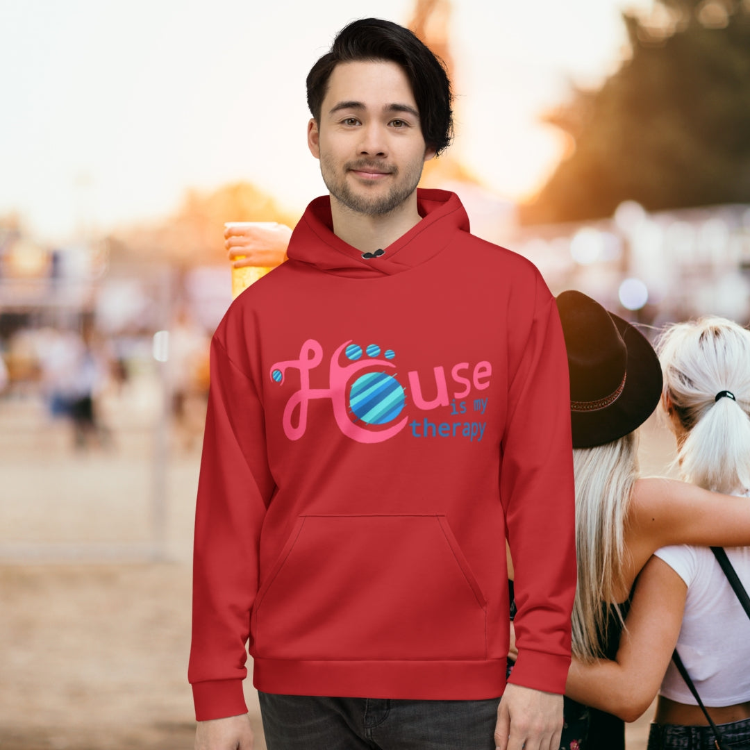 Hoodie House is my therapy - Scretched
