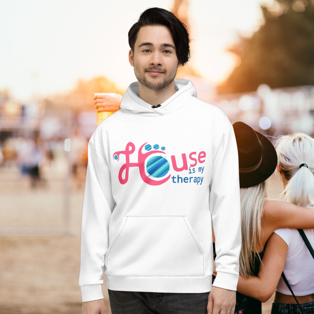 Hoodie House is my therapy - Scretched