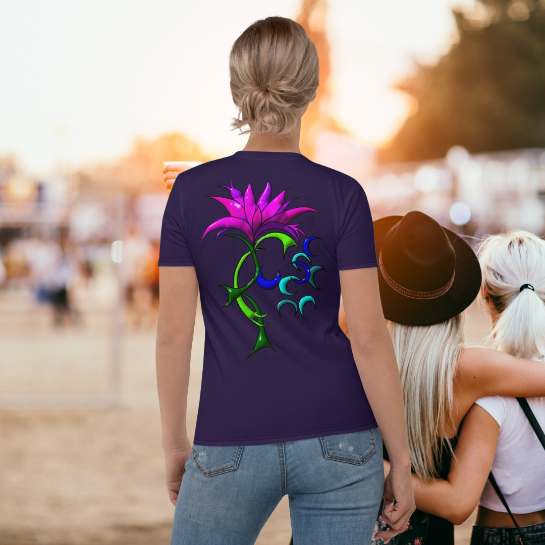 Ladies T-shirt Flowerfireworks