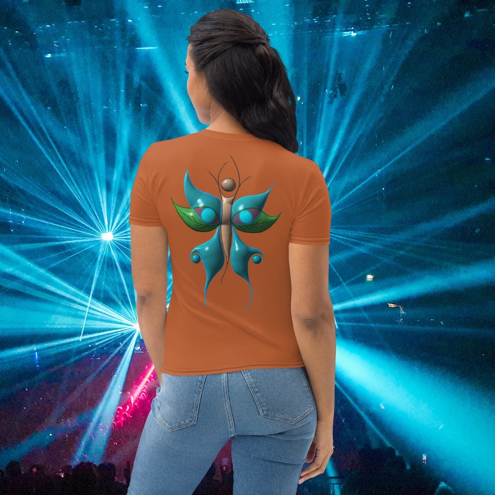 Ladies T-shirt Devilish Butterfly