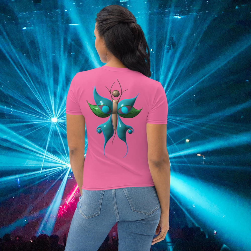 Ladies T-shirt Devilish Butterfly