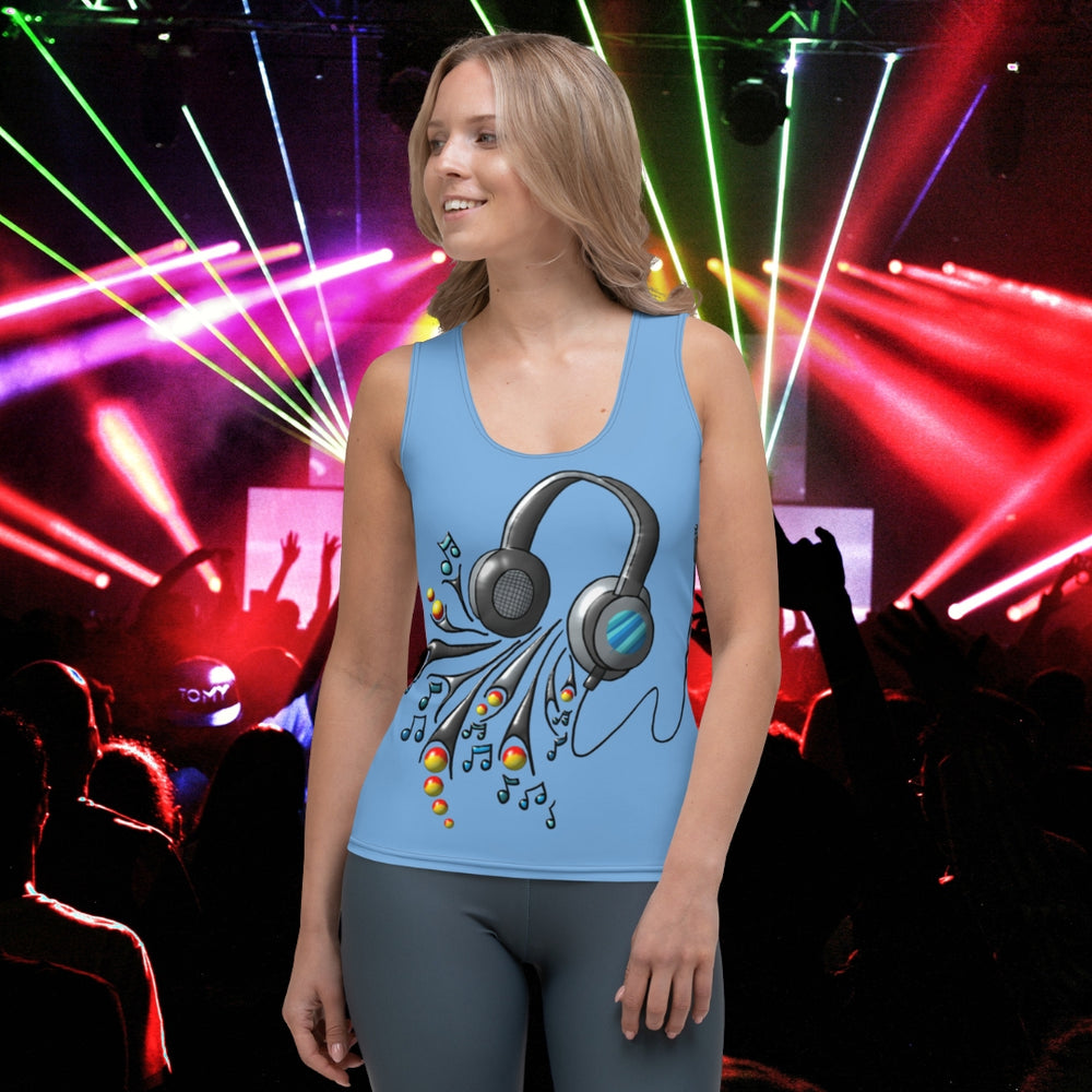 Ladies Tank Top The Headphones