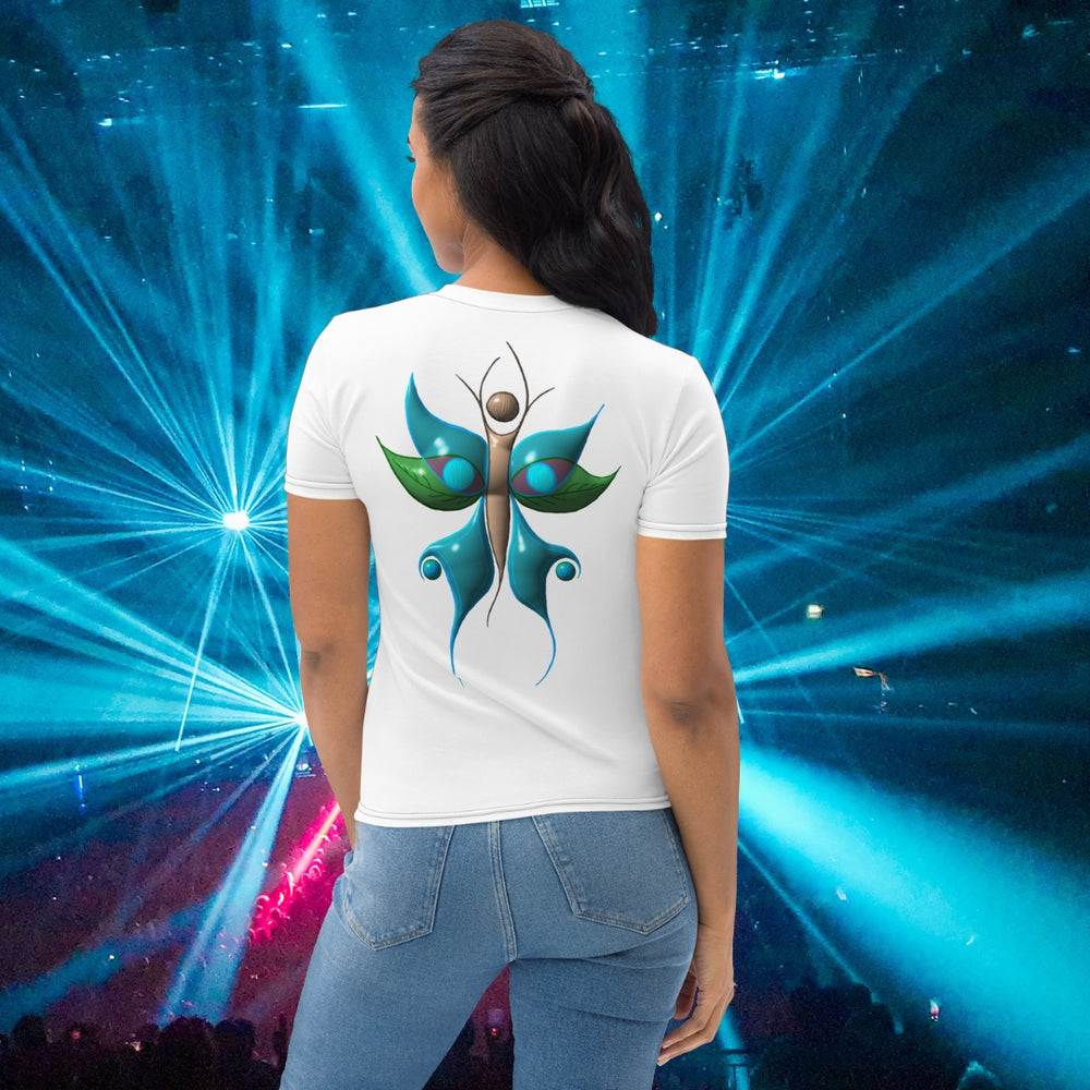 Ladies T-shirt Devilish Butterfly