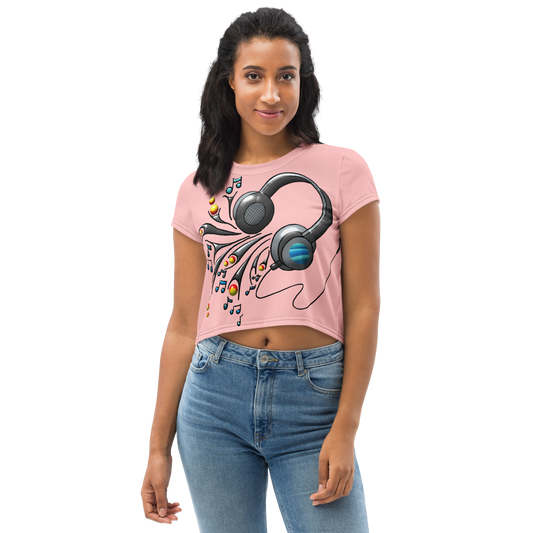 Crop tee The Headphones