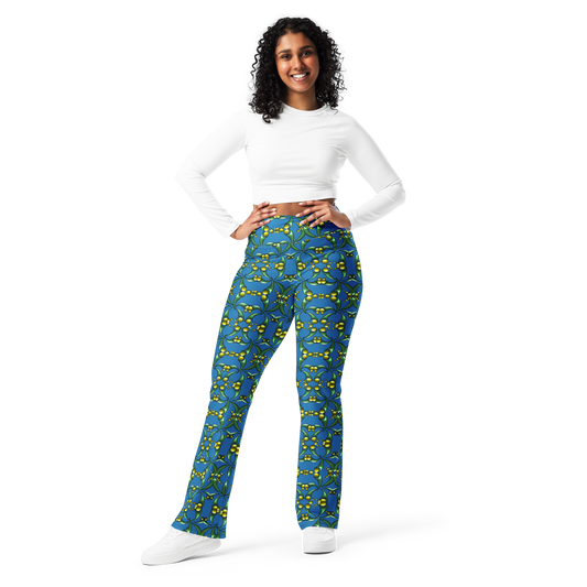 Flare leggings Swirl pattern