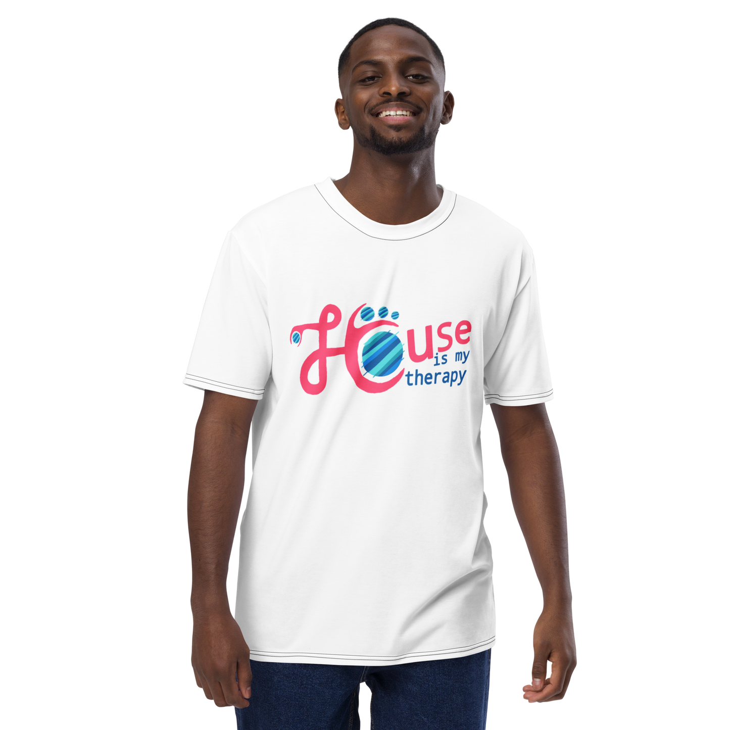 Men's T-shirt House is my therapy