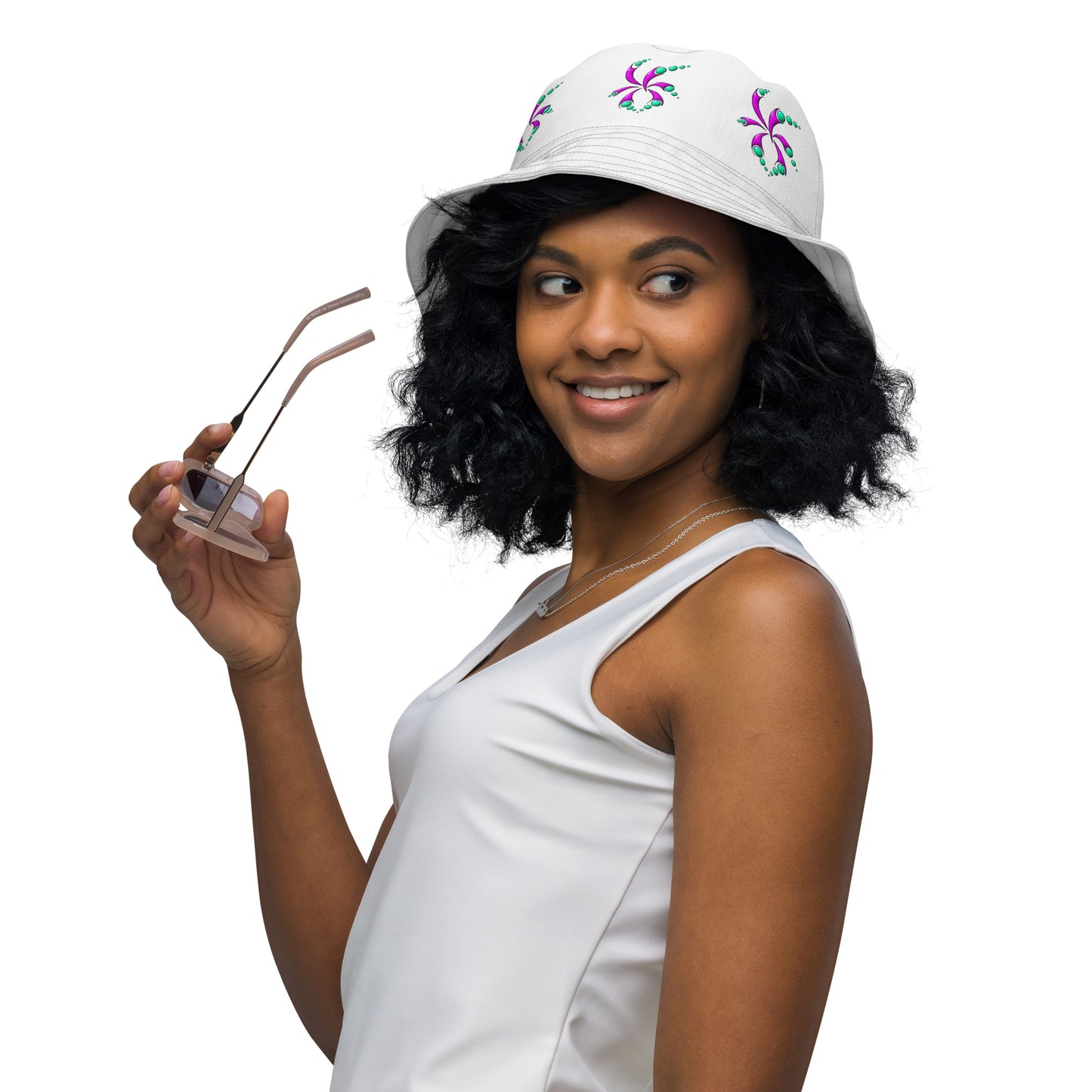 Reversible bucket hat Swirl