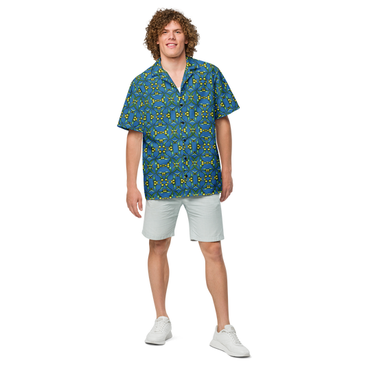 Men´s Button Shirt Swirl Pattern