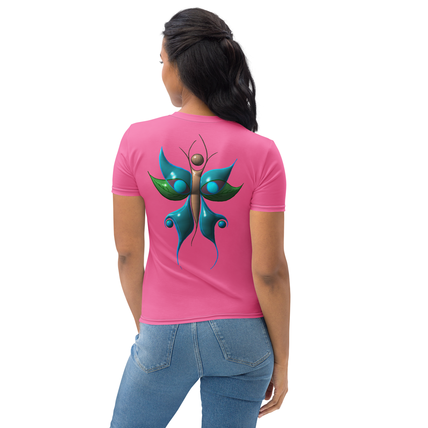 Ladies T-shirt Butterfly Effect - Scretched