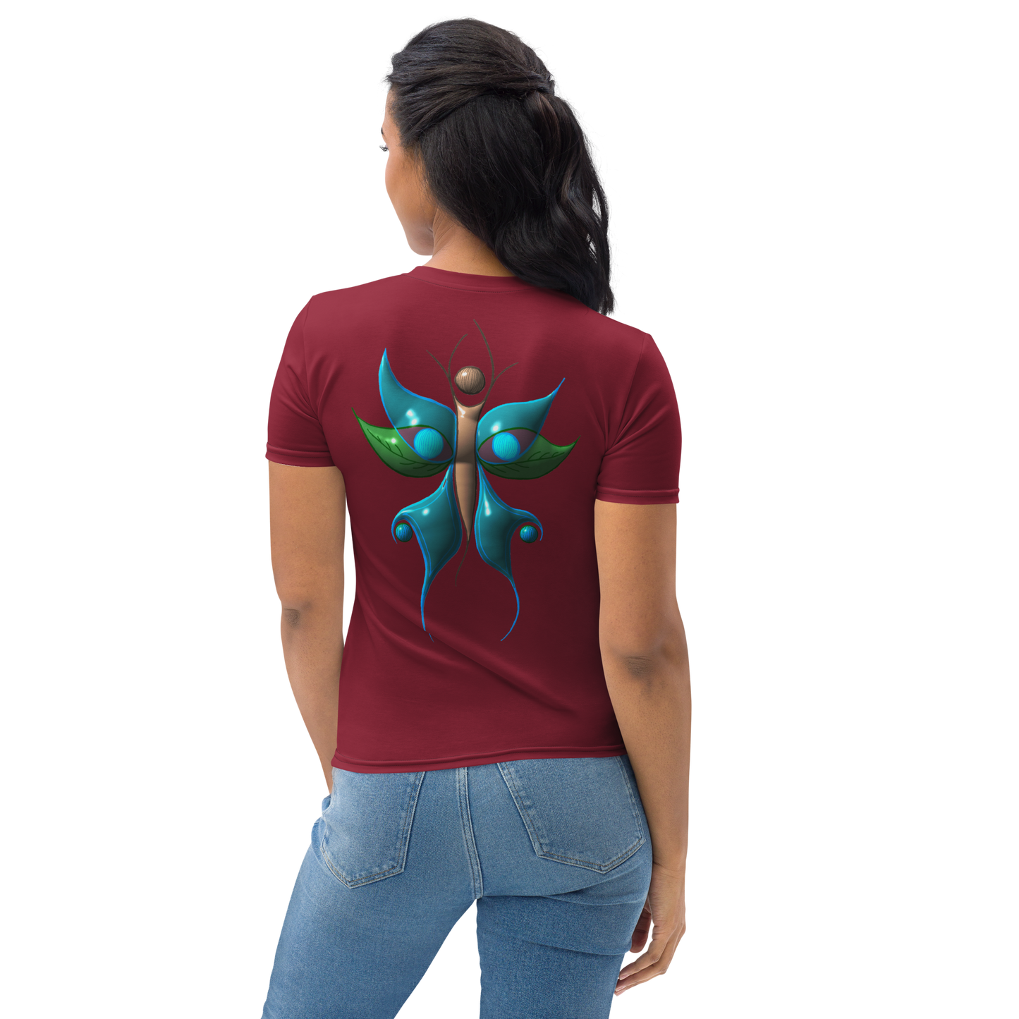 Ladies T-shirt Butterfly Effect - Scretched