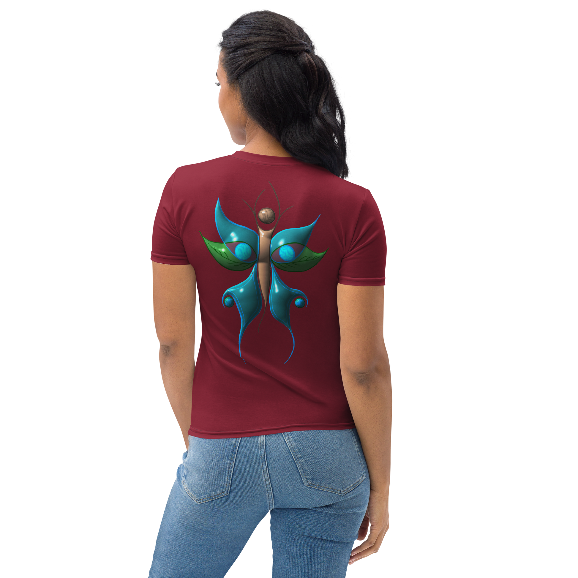 Ladies T-shirt Butterfly Effect - Scretched