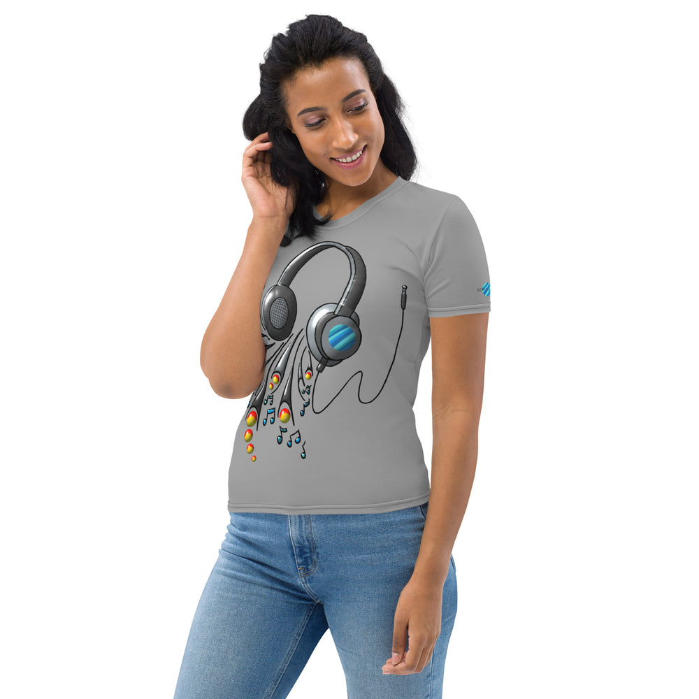 Ladies T-shirt The Headphones