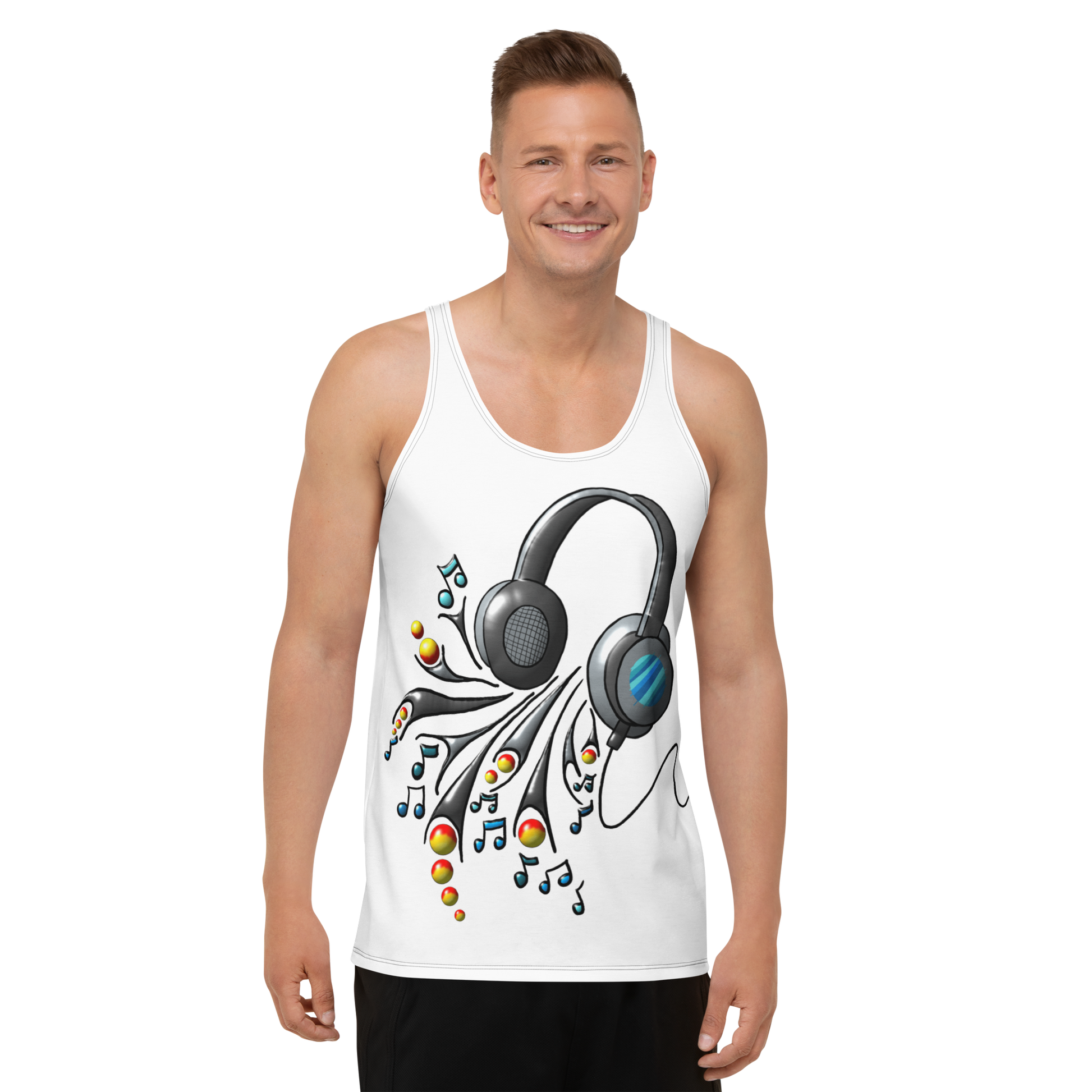 Tank top The Headphones - Scretched