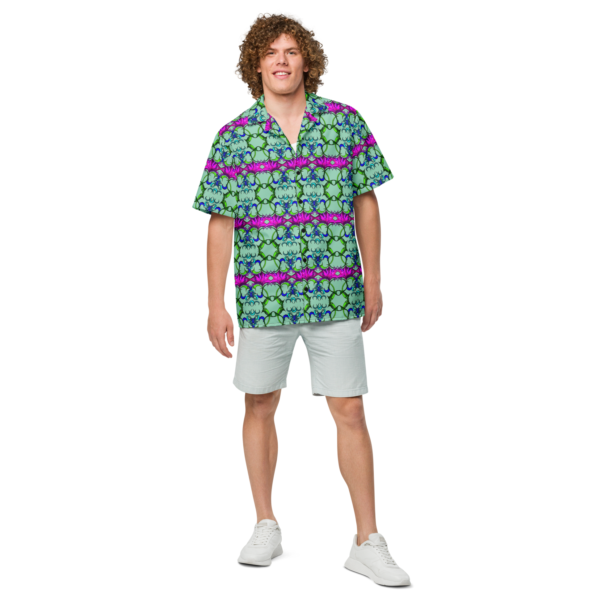 Blouse Flowerfireworks pattern - Scretched
