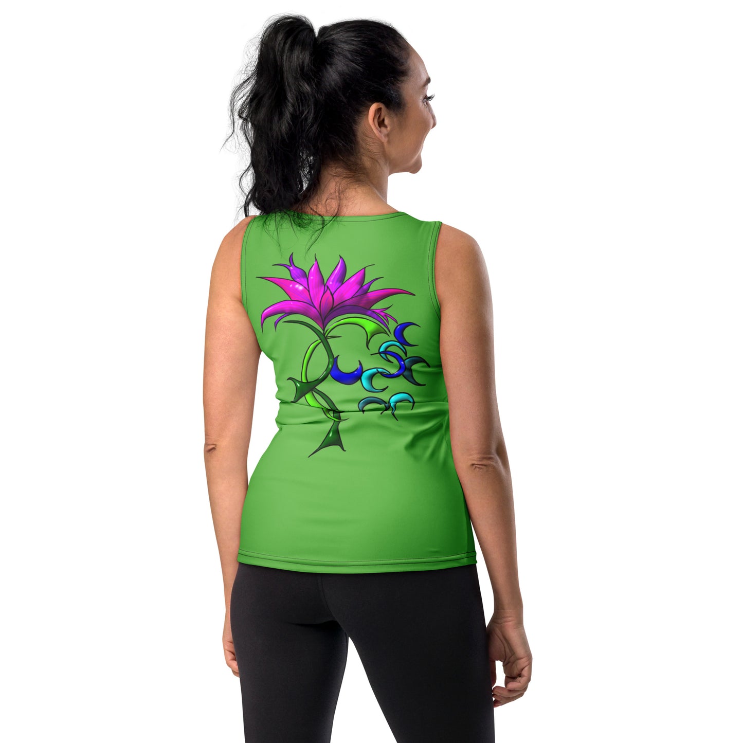 Ladies Tank Top Flowerfireworks - Scretched