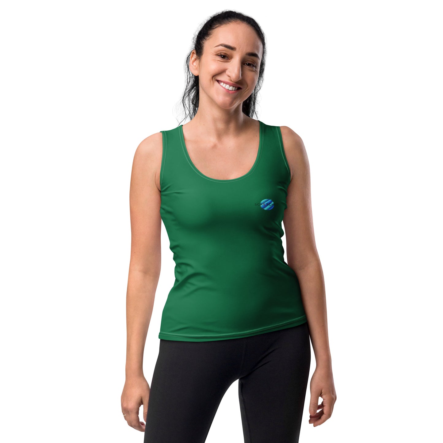 Ladies Tank Top Devilish Butterfly - Scretched