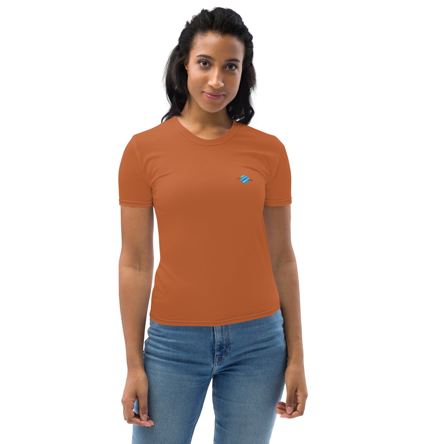 Ladies T-shirt Devilish Butterfly - Scretched
