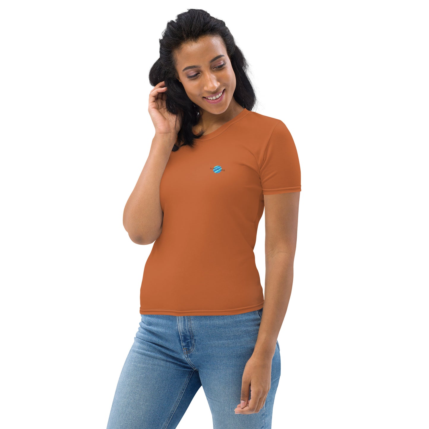 Ladies T-shirt Devilish Butterfly - Scretched